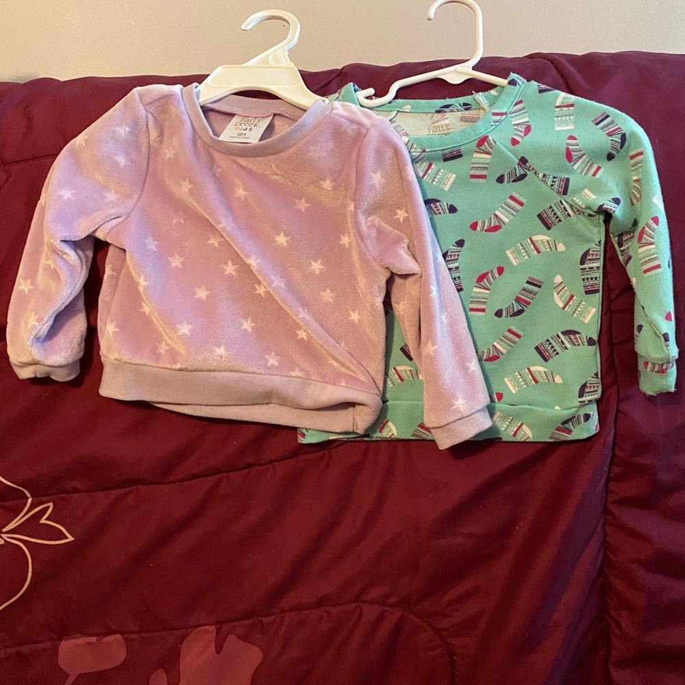 Two sweatshirts
